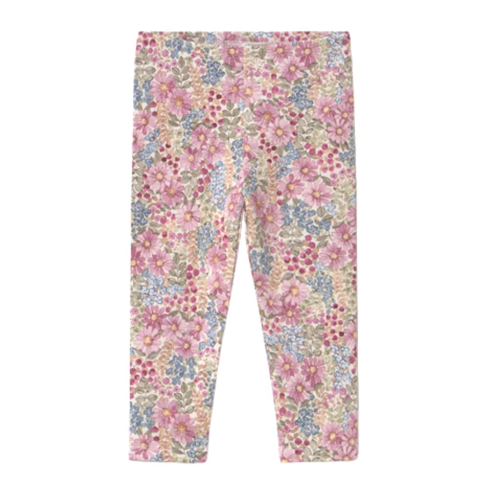 Mauve Floral Leggings