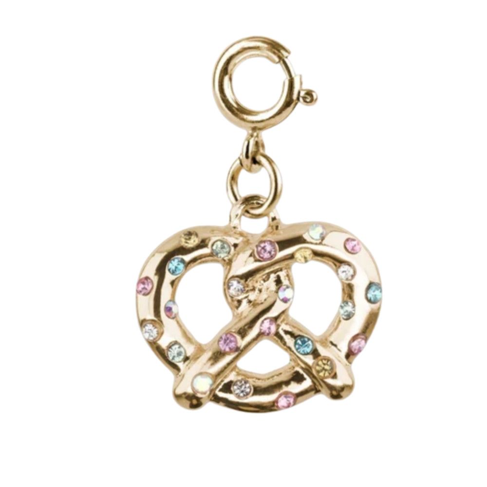 Gold Pretzel Charm
