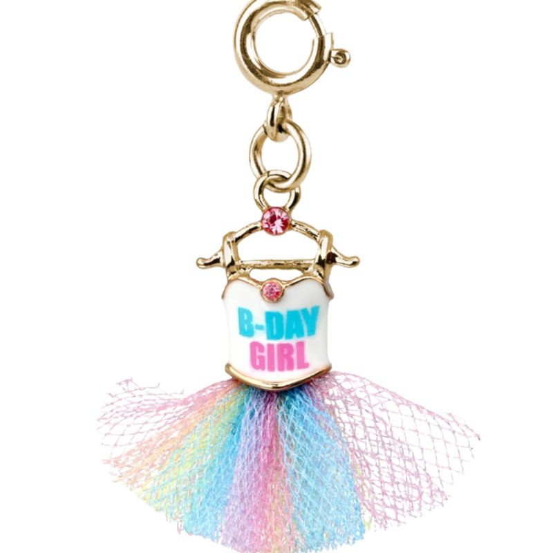 Gold B-Day Girl Tutu Charm