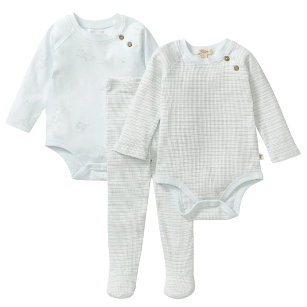 Frog Baby Boy 3-Piece Bodysuit &amp; Pants Set