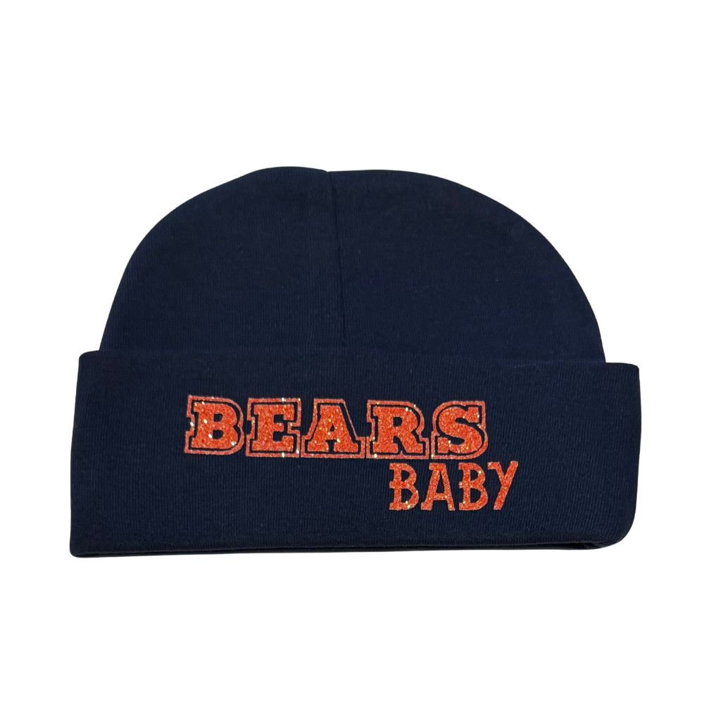 Bears Baby Beanie Glitter 0-6m