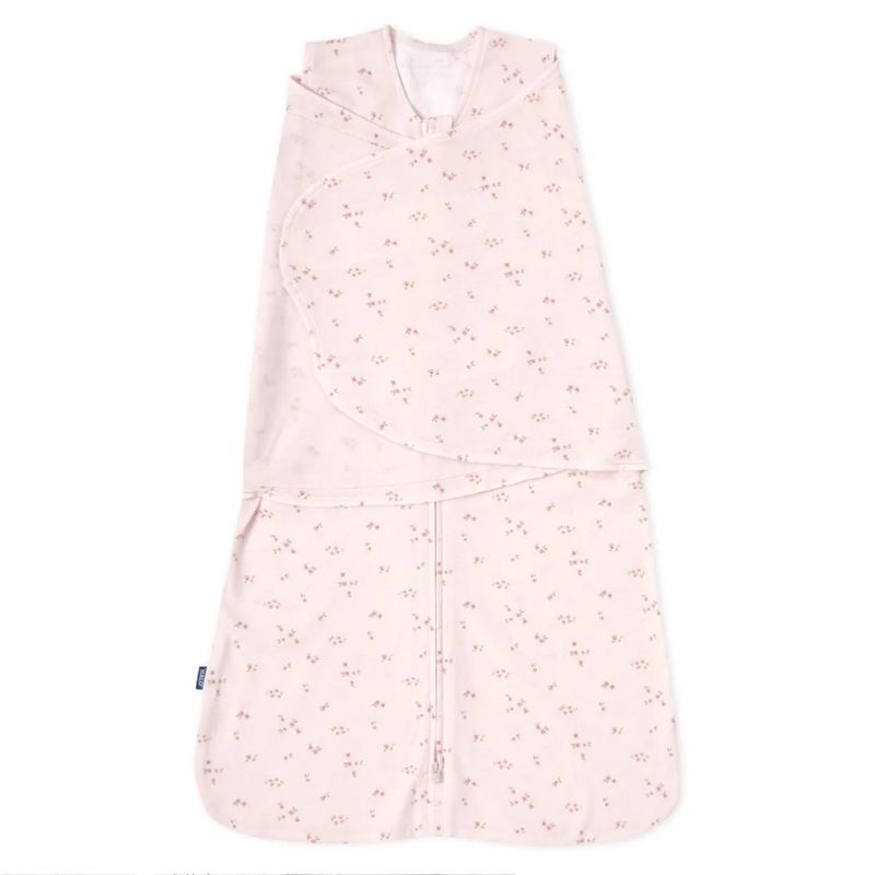 Pink Floral SleepSack Swaddle Blanket 100% Cotton TOG 0.5