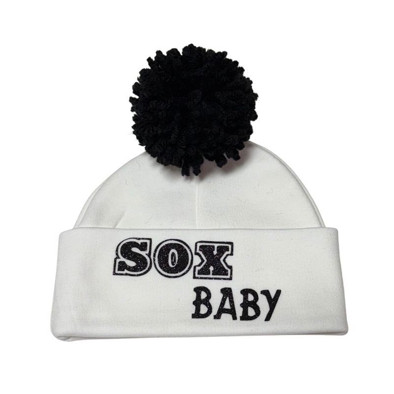 SOX Baby Beanie With PomPom 0-6m