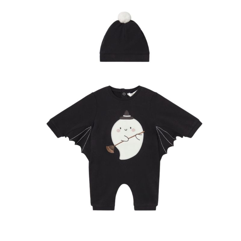 Black Ghost Pattern One Piece