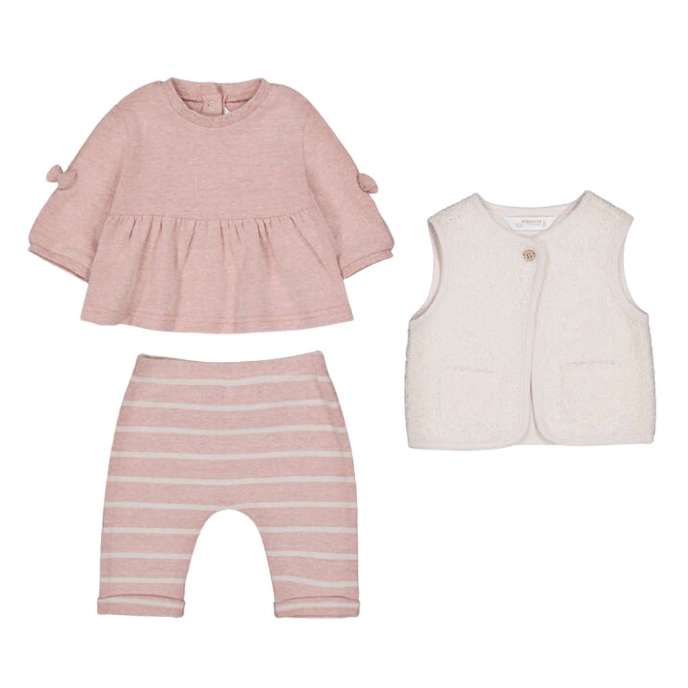 Nude Leggings and Vest Set