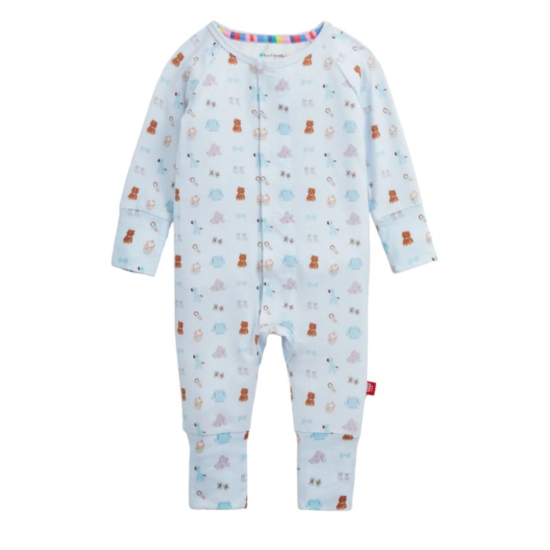 Nursery Nostalgia Blue Modal Conv Coverall