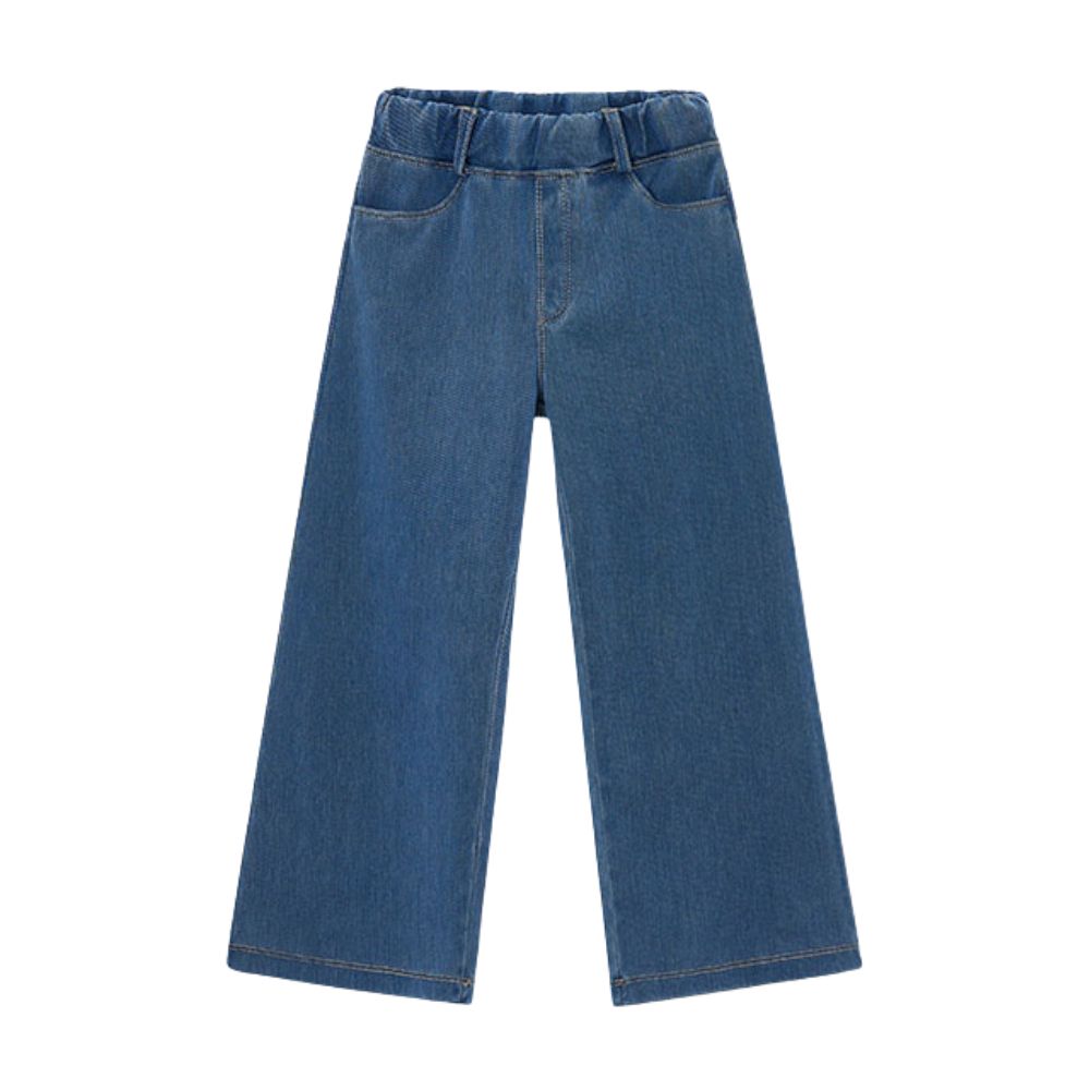 Light Long Knit Denim Pant