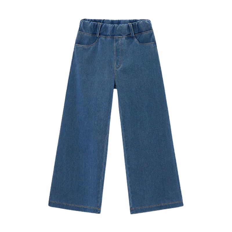 Light Long Knit Denim Pant