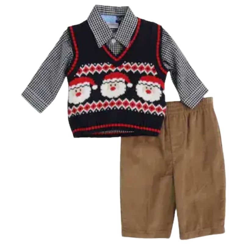 Holiday Sweater Vest Set