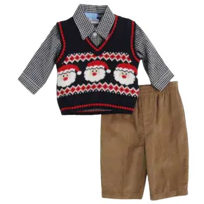 Holiday Sweater Vest Set