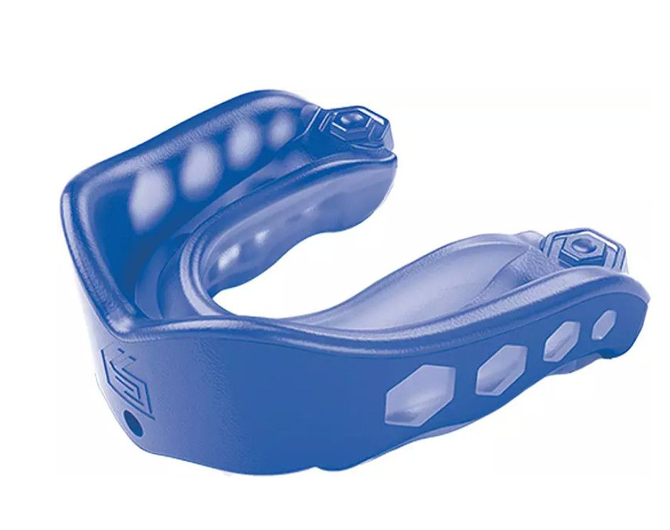 Shock Doctor Adult Gel Max Convertible Classic Fit Mouthguard, Blue