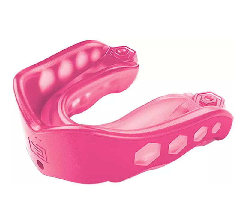 Shock Doctor Youth Gel Max Convertible Classic Fit Mouthguard, Pink