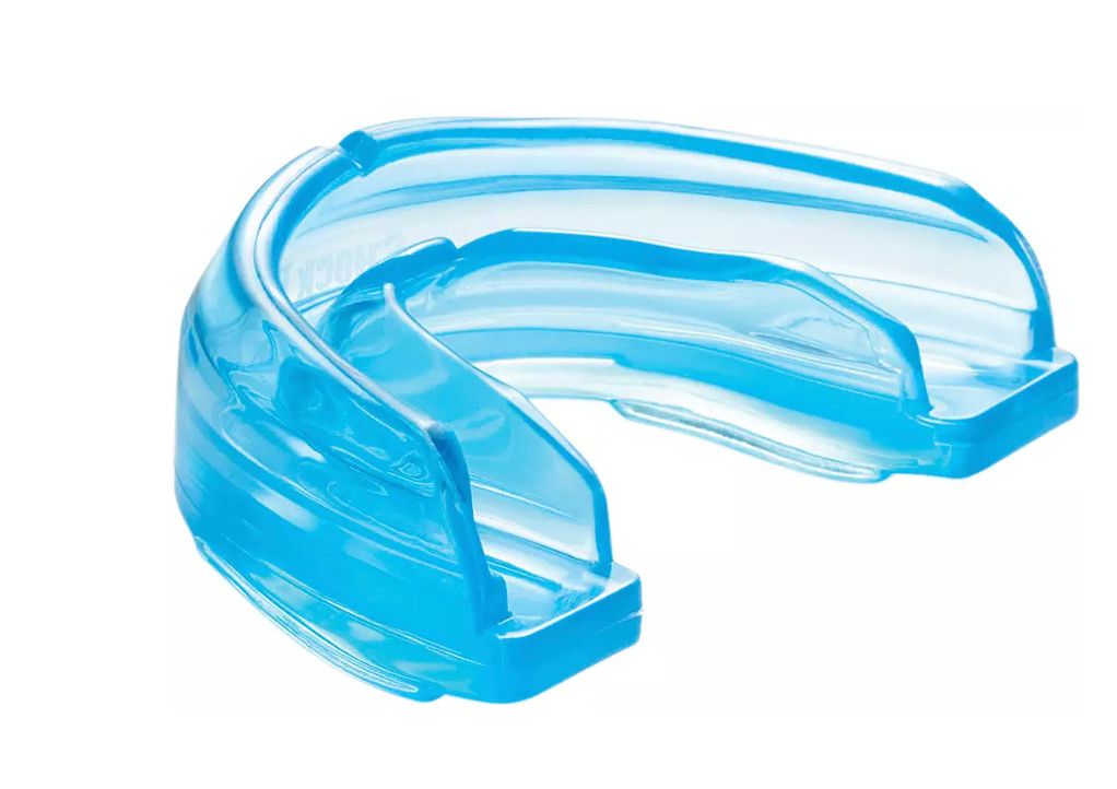 Shock Doctor Youth Strapless Braces Fit Mouthguard, Blue