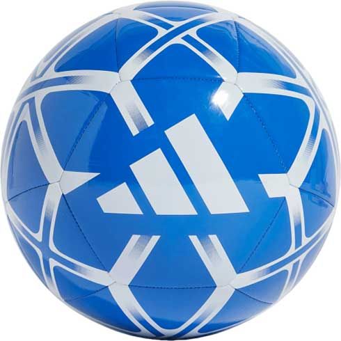 adidas Starlancer Club Soccer Ball, size 4 (Blue)