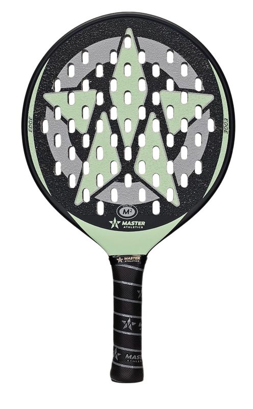 Master Athletics M2 Oval V3 Platform Tennis Paddle, Black/Mint