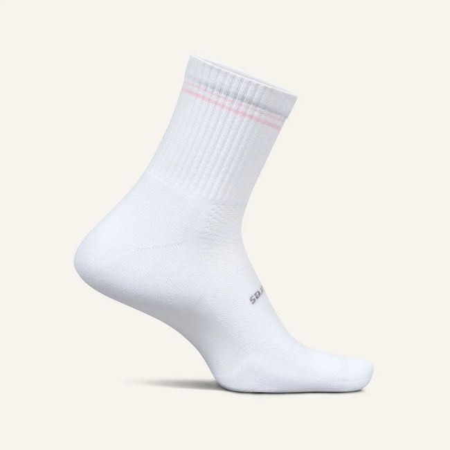 Feetures High Performance Cushion Quarter Tall Petal Stripe Medium