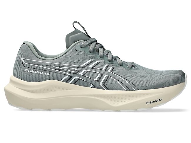 Asics Mens GT-2000 14, Color: Monument/White, Size: 9