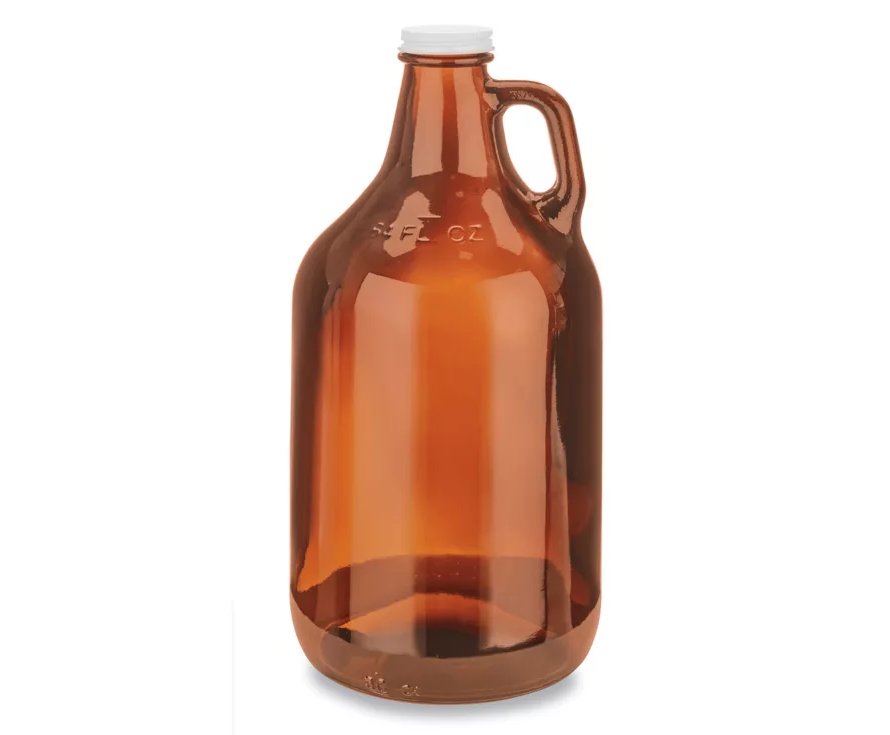 64 oz Amber Growler