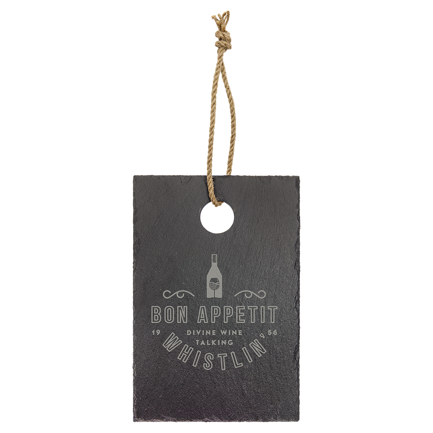 6X9"SLATE CUT BRD W/STRNG