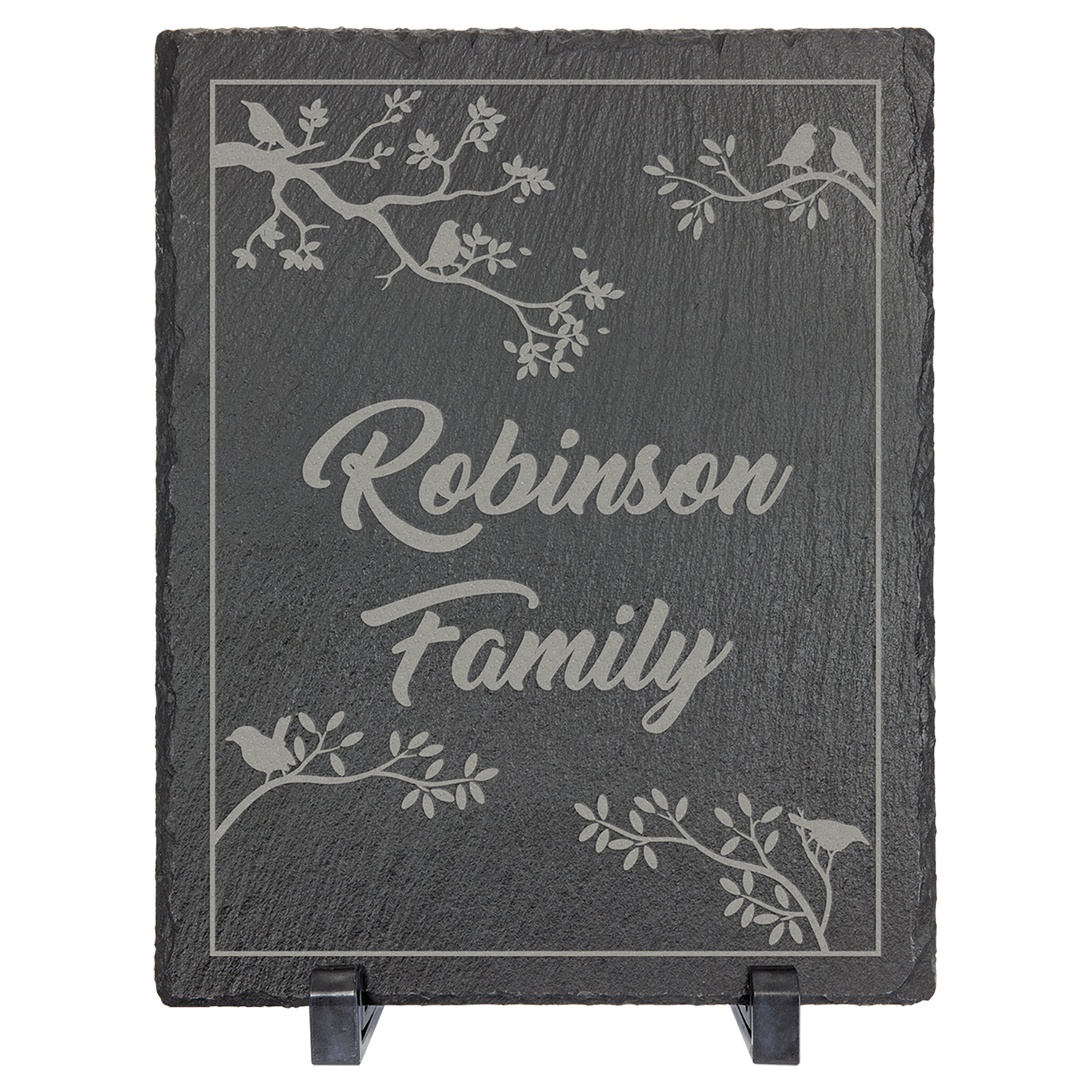 8X10REC LSR SLATE W/2STND