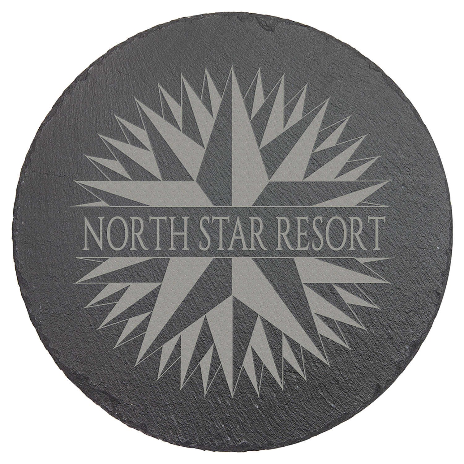 9.75" ROUND LASER SLATE