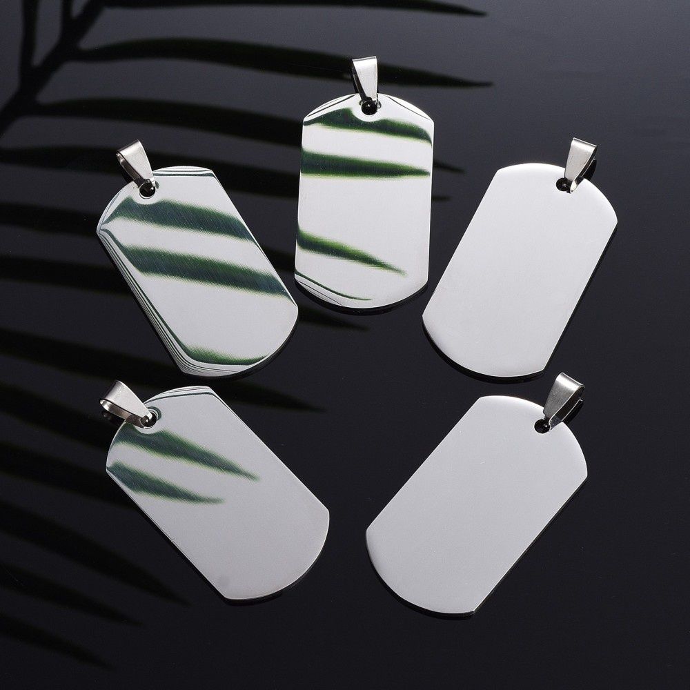 43x24 SS Rectangle Pendant Polished