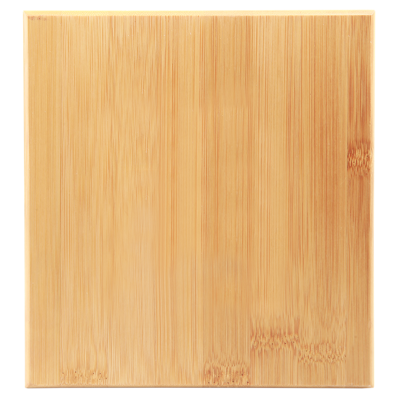 6 1/4" x 6 3/4" Stainless Steel Whiskey Stone Set in Bamboo Case