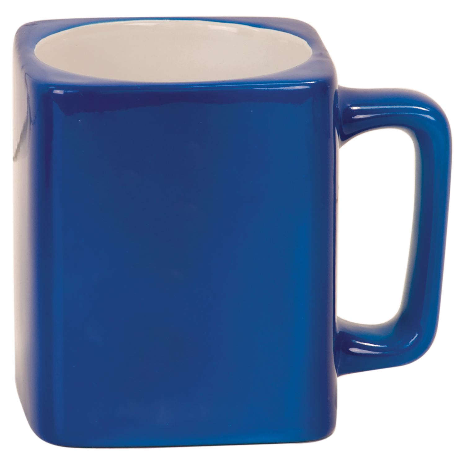 8 OZ BLU SQ LASERBLE MUG