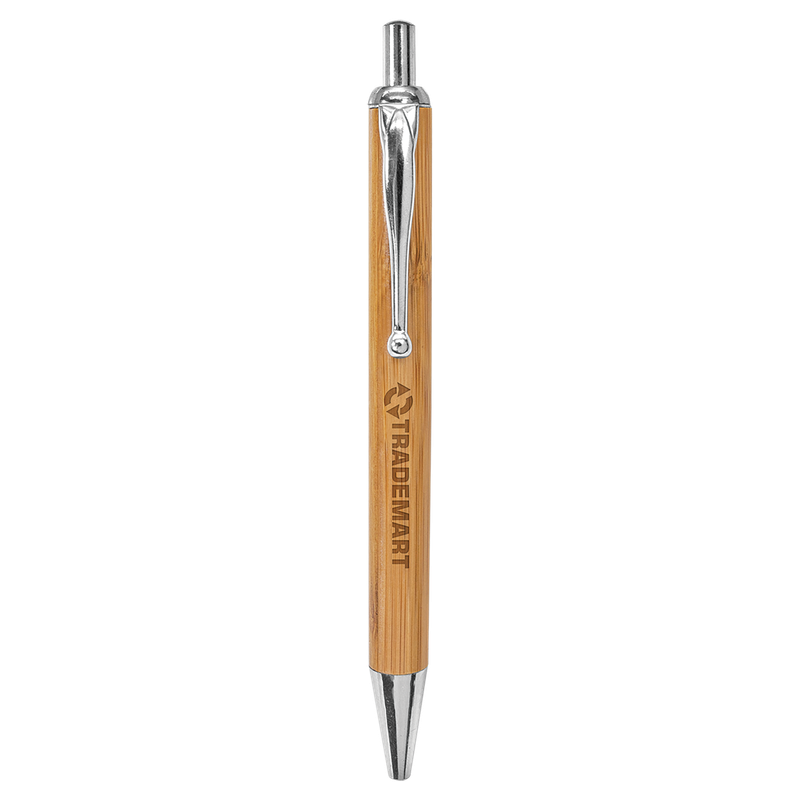BAMBOO W/SLV TRIM PEN