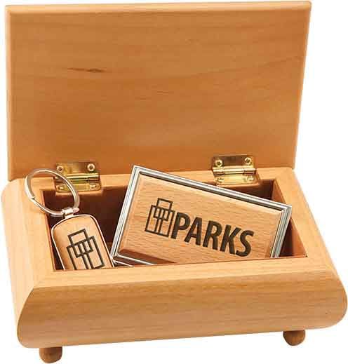 7" x 4 1/2" Red Alder Gift Box