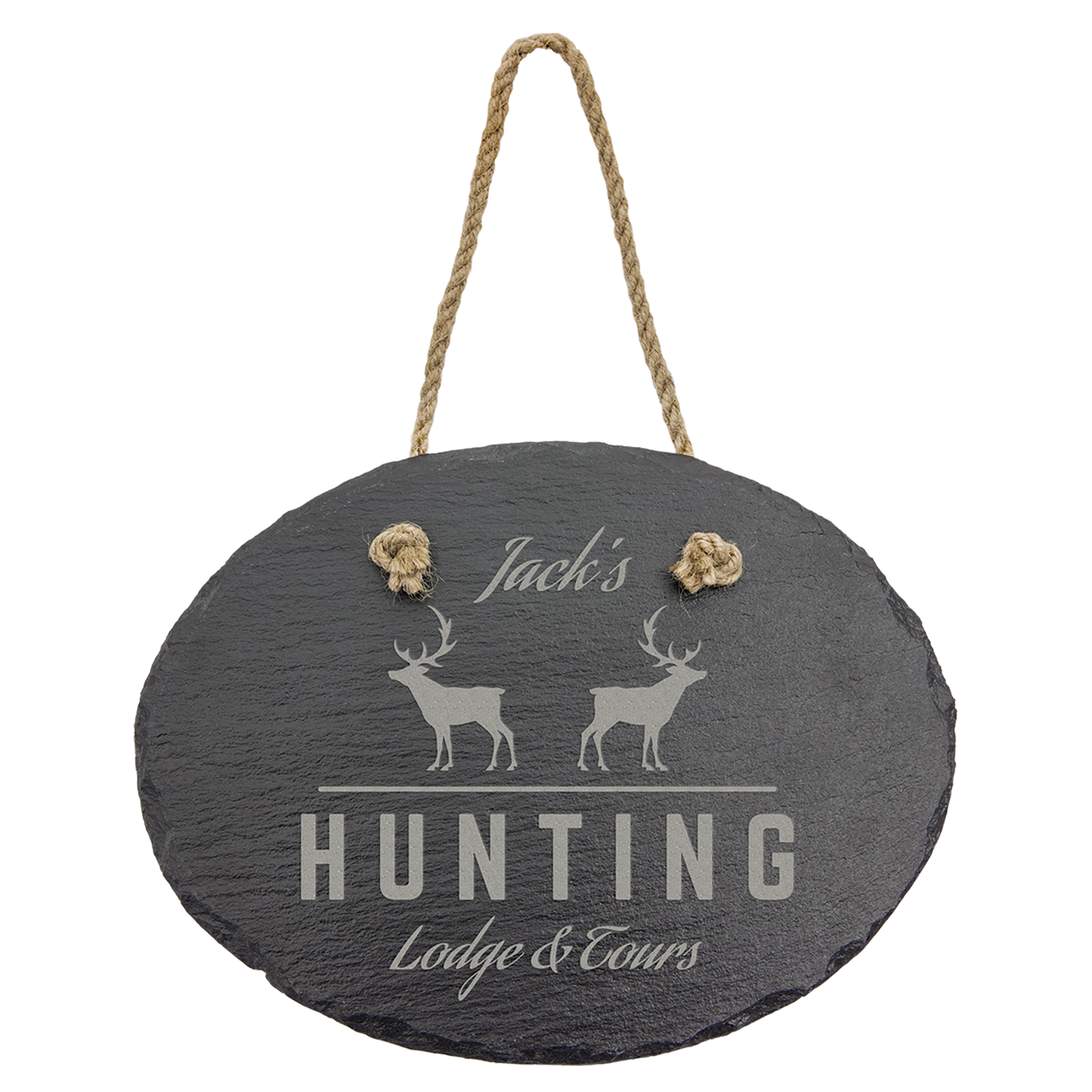 7.75X6" OVAL LASER SLATE