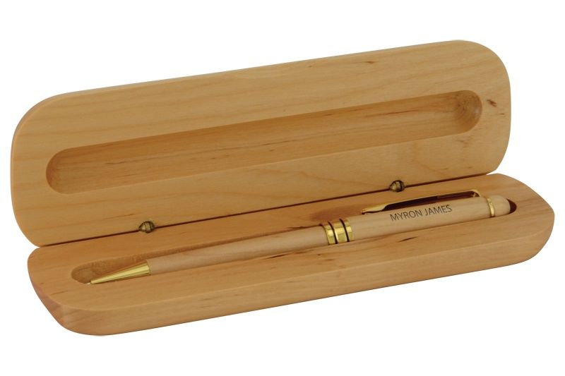 Maple Pen &amp; Pencil Set Single Cavity