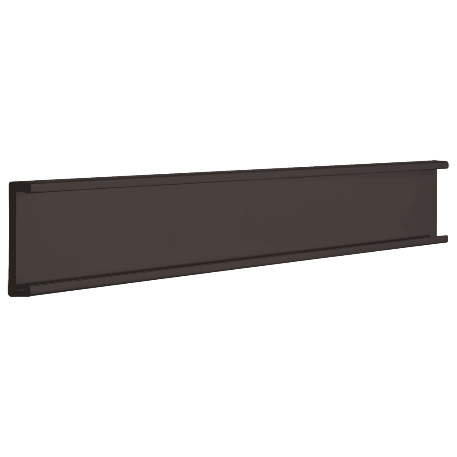 Wall Sign Holder 1" x 8" Black