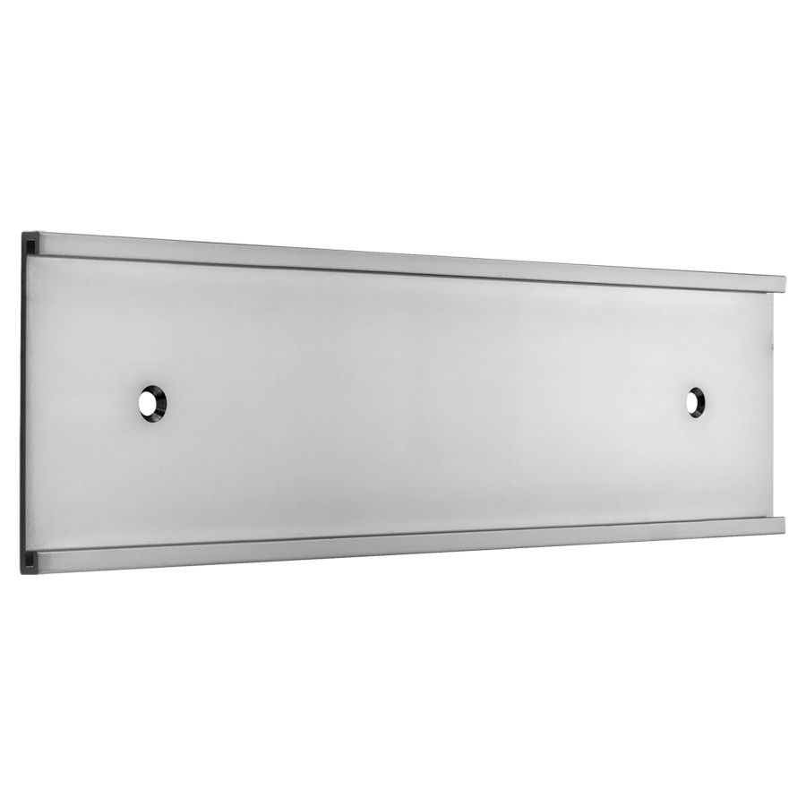 Wall Sign Holder 2" X 10" Silver