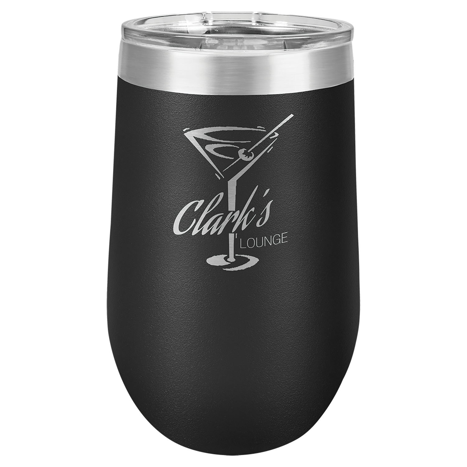 16 oz (473ml) Stemless Tumblers, Color: Black