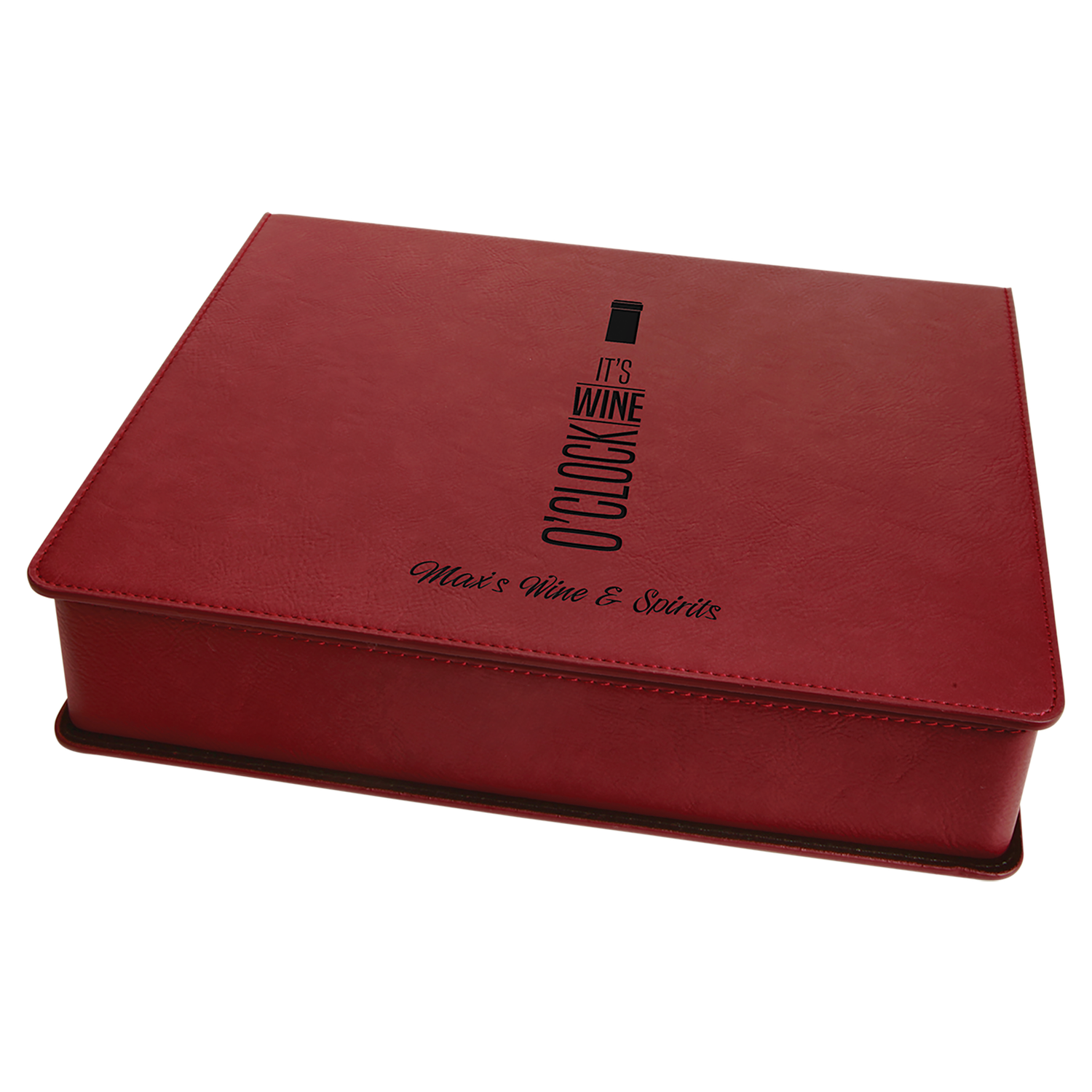 Rose Laserable Leatherette 5-Piece Wine Tool Gift Set