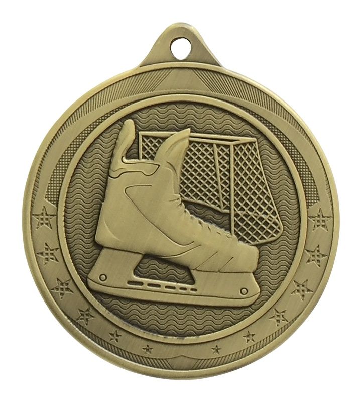 Sculptured Iron Legacy Medals - Hockey
