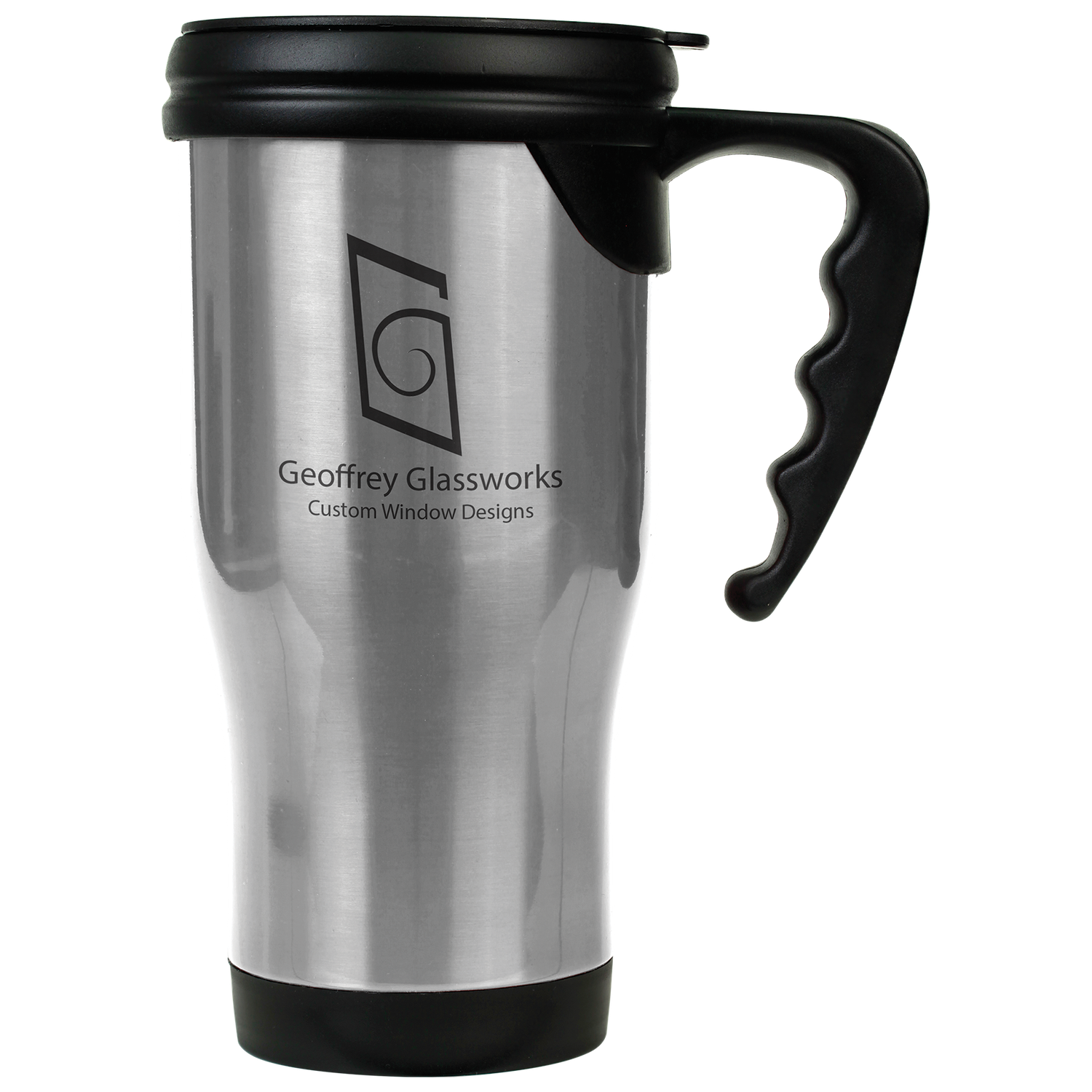 SLV LSR TRVL MUG W/HANDLE