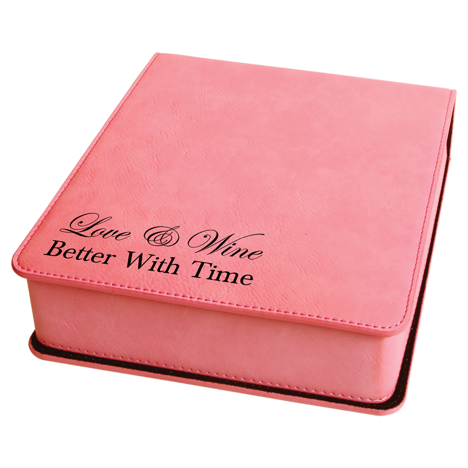 Pink Laserable Leatherette 3-Piece Wine Tool Gift Set