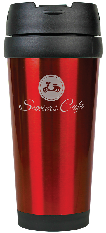 RED LSR TRVL MUG WO/HANDL