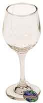 Wine Glass Charm 1" Insert Holder/Insert Not Included