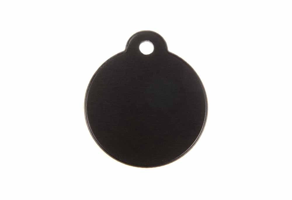 Circle w/Loop Tag, Color: Black