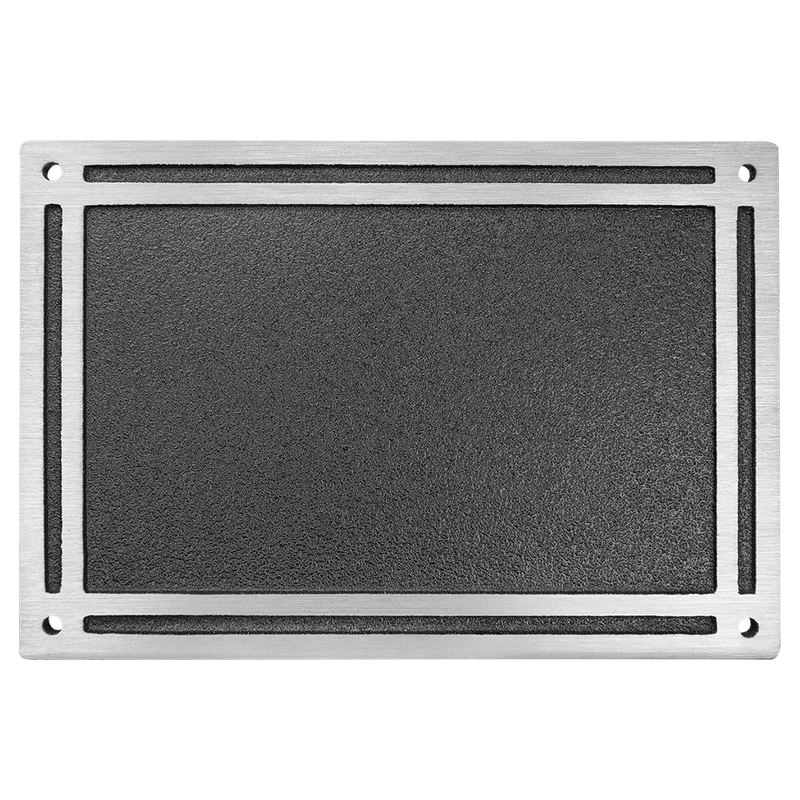 Cast Aluminum Plaques with Monting Screws