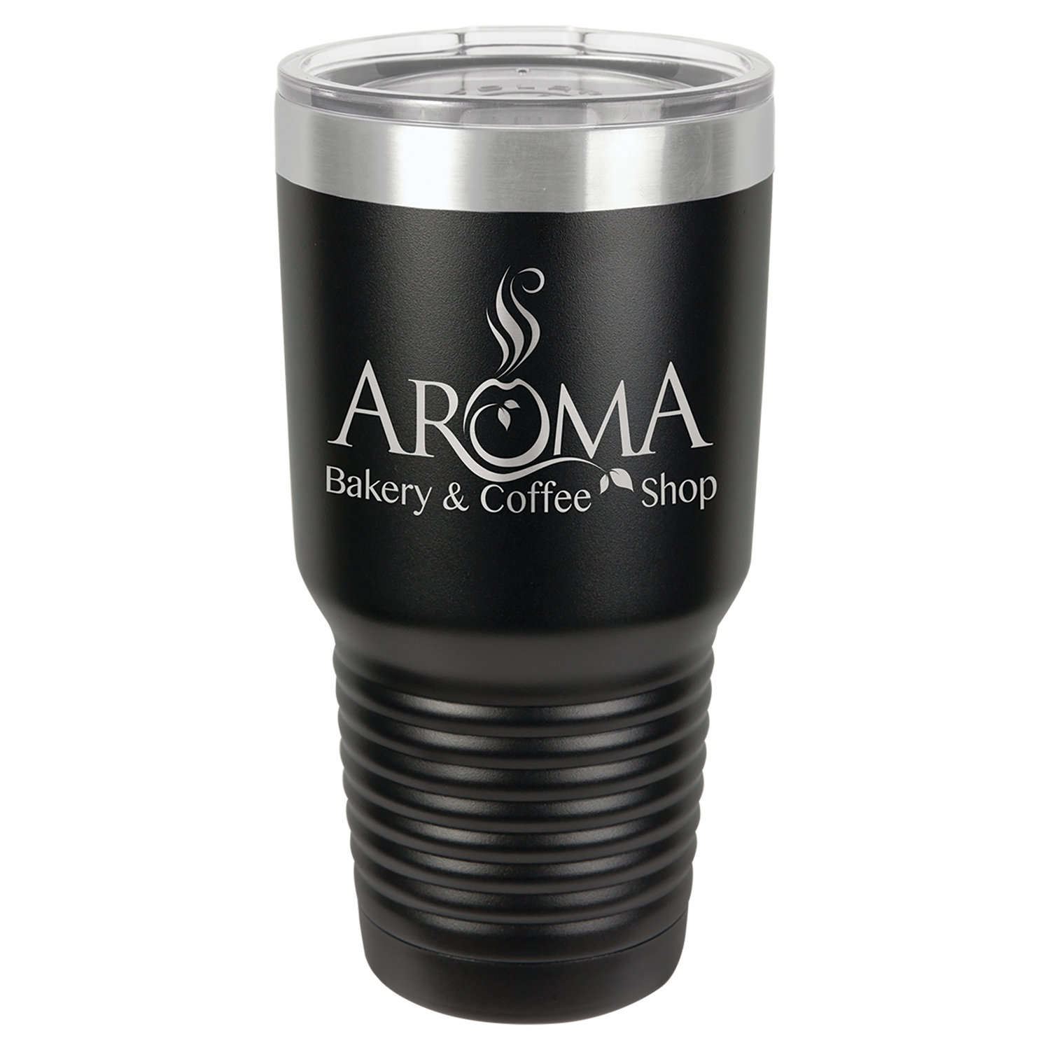 30 oz Ringneck Vacuum Insulated Tumbler w/Lid, Color: Black