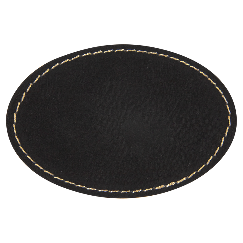 Oval Leathrette patches