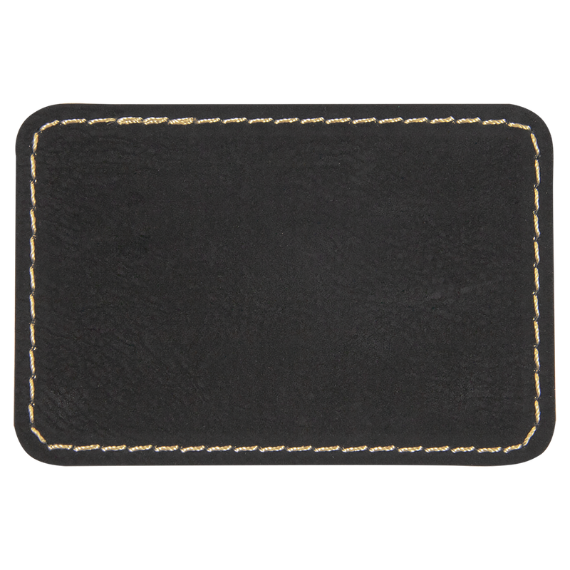 Rectangle Leathereete Patches