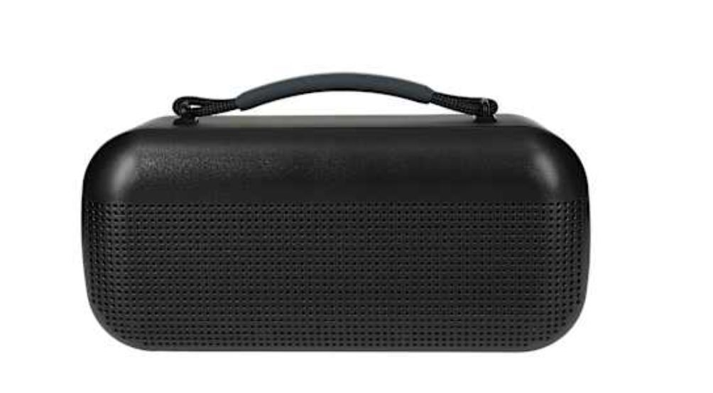 Portable Wireless Bluetooth Speaker with Carry Handle, IPX4 Water Resistant, Rechargeable – Black