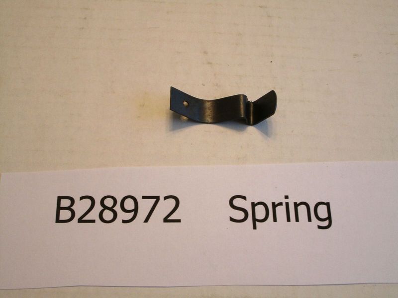 John Deere Planter Part # B28972 Spring for Hopper floor plate, with pop rivet.