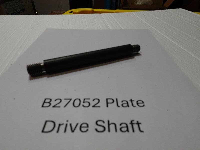 Plate drive shaft