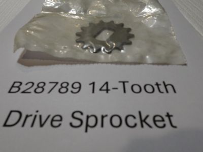 John Deere Part # B28789 One 14 tooth sprocket for 71 Planters John Deere Part # B28789 One 14 tooth sprocket for 71 Planters